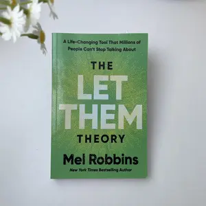 Mel Robbins The Let Them Theory Durable Paperback Notebook - Office Stationery Gift, Let-Go Mindset Shift Tool, Ignore Others’ Judgments, Boost Self-Confidence Bible Study Guide, Durable Notebook a5 vintage