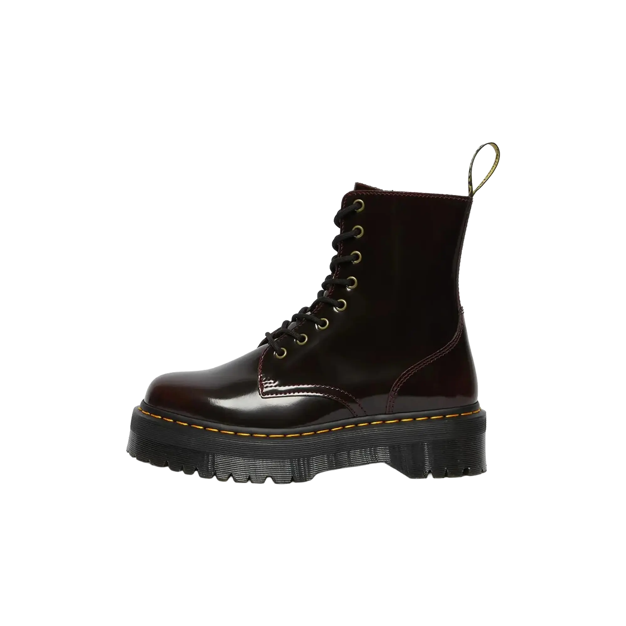 Jadon Arcadia Leather Platform Boots "Cherry Red Arcadia" 24764600