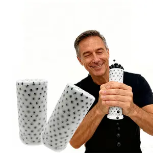 1 Piece Cylinder Skin Picking Fidget Toy for Kids and Adults, Pimple Popping Sensory Squeeze Toy for Stress Relief, Dermatillomania, ADHD, and OCD (Black)