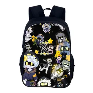 Cartoon Backpack Murder Drones School Bag Backpack Lightening Zipper Backpack Book Bags for Boys Girls Best Gift