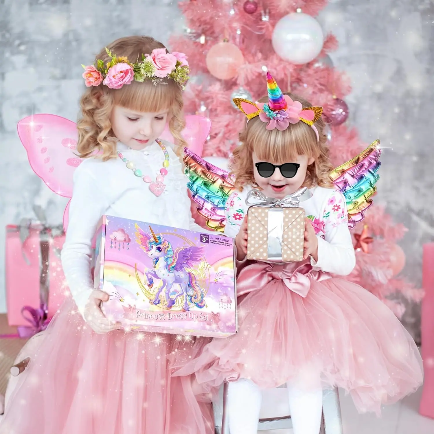 X-CPA04 Princess Dress Up Fairy & Unicorn Costume for Girls 4-6, Toddler Dress with Tutu, Wings, Shoes, Jewelry, Headband Fairy Unicorn Toys for Girls Christmas Halloween Birthday Gift Toys - TikTok Shop X-CPA04 Princess Dress Up Fairy & Unicorn Costume for Girls 4-6, Toddler Dress with Tutu, Wings, Shoes, Jewelry, Headband Fairy Unicorn Toys for Girls Christmas Halloween Birthday Gift Toys - TikTok Shop
