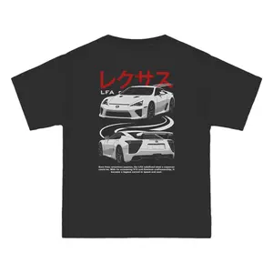 2010-2012 Lexus LFA Supercar Graphic Tee JDM Legend Car Enthusiast T-shirt Sweatshirt Hoodie 2 Sided Gift for Car Lovers Shirt