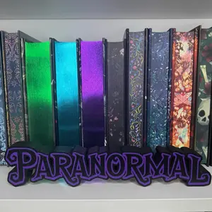 Paranormal 3D Printed Sign for Home Office, Library, Bookshelf