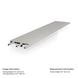 Toden Surface/Shelf Extension Kit - 72"W x 16"D, Removable & Reconfigurable, Tool-Free Installation, Heavy-Duty Support, Customizable Length, Ideal for Any Room