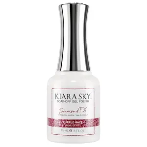 KIARA SKY Diamond FX Reflective Glitter Gel Polish, Purple Haze