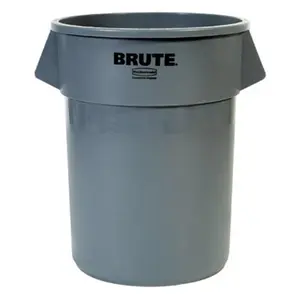 Rubbermaid Commercial 640-2620-GRAY 20Gal W-O Lid Brute Container Trash Can G