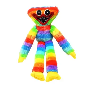 40cm Rainbow Scary Monster Plush Toy, Colorful Long Arms Stuffed Doll, Soft Fluffy Horror Plushie for Kids & Fans poopsie surprise