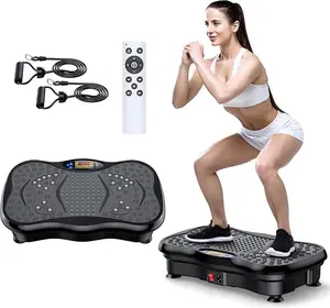 Vibration Plate Exercise Machine 100 Speed Oscillating Platform 300 lbs Capacity Whole Body Workout for Men Women Home Gym with Remote LED Display