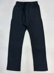 Uncuffed 2022 Classic Black Sweatpants - Athletic Casual Lounge Pants Warm & Comfortable for Casual Wear & Street Style Unisex Style