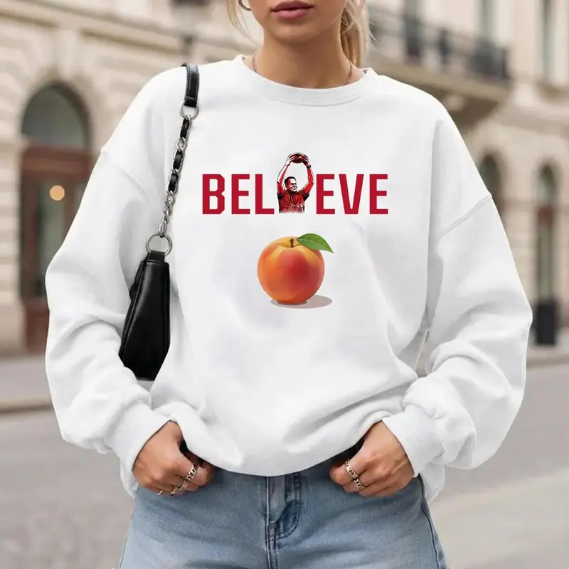 Believe Indiana Peach Bowl Champs Shirt, Indiana Football Game Day T-Shirt, Coach Inspired Fan Tee, Unisex College Football Gift