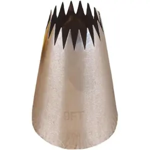 Churro Piping Tip, Piping Tips for Eclair, Open  Pastry Tip Large for Piping, Icing Tips, Decorating Tools, Icing and Piping Tips (9FT)