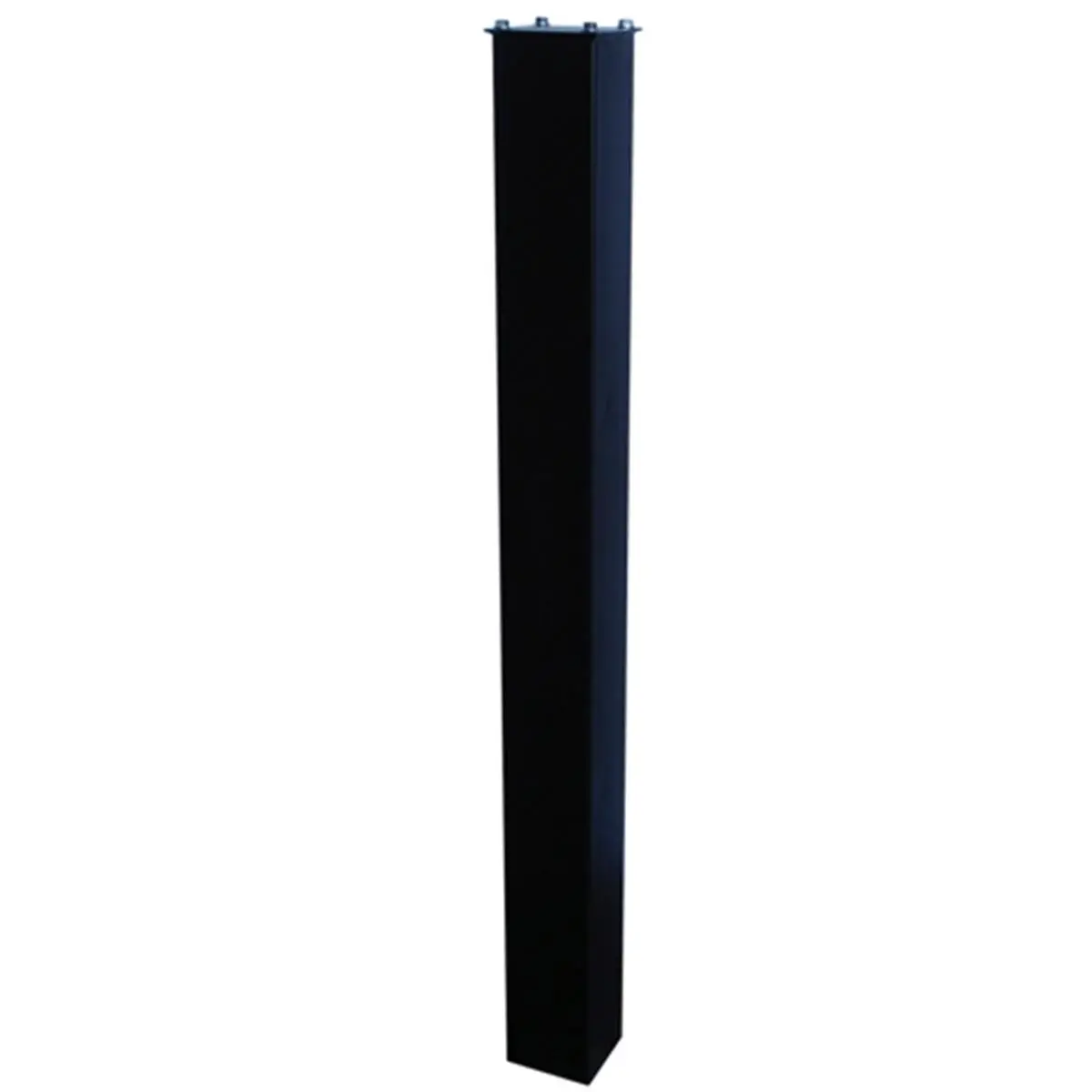 212 MAIN Galvanized Steel In-Ground Mailbox Post, 46 in. Heavy-Duty Weatherproof Black Metal Post, Includes Mounting Bolts, Outdoor Mailbox Mounting Accessory