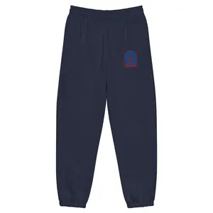 LONGᴚUN Crown  Heavyweight sweatpants- Royal/Red