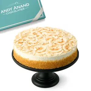 Andy Anand Lemon Coconut Cake, 9-Inch, 2.9 lb – Gluten-Free & Dairy-Free, Fresh Meyer Lemon & Toasted Coconut, Birthday & Holiday Gift