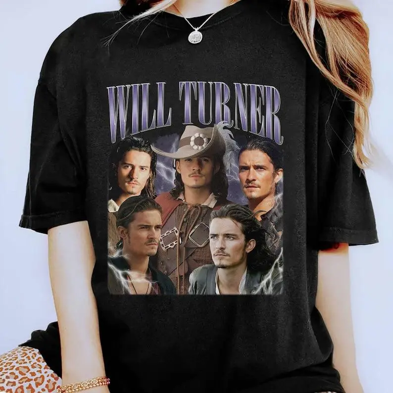 Will Turner Shirt | Vintage Will Turner Shirt | Will Turner Homage Shirt | Pirates of the Caribbean Shirt Gift for Men and Women