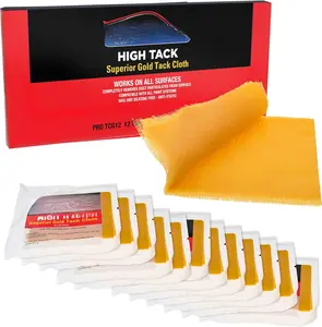 Superior  Tack Cloth 12-Pack - Tack Cloths, Dust/Stain Rags, Automotive & Woodworking, Tacky Towel, Stain Pads Staining