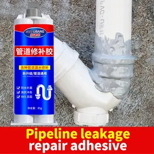 Leak Repair Ab Glue for Metal Cast Iron Pipes, Plastic PVC Pipe Fittings, Radiator Solar Fire Hose Leaks Fixing Waterproof Solution