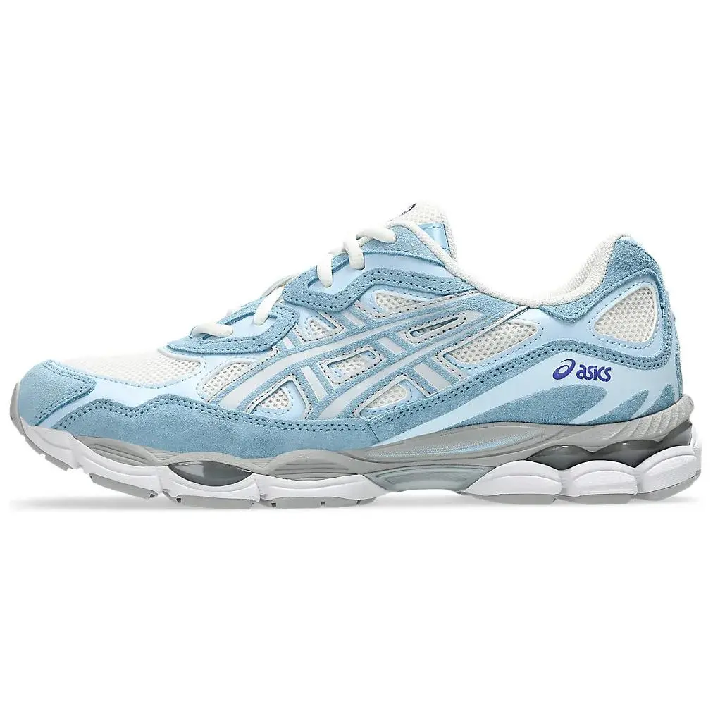 ASICS Gel NYC Casual Trainers - Cream Arctic Sky, Men's Daily Wear Shoes, Style 1203A383-107, Walking, Laces Casual Trainers, Sneaker, Footwear, Walking Shoes
