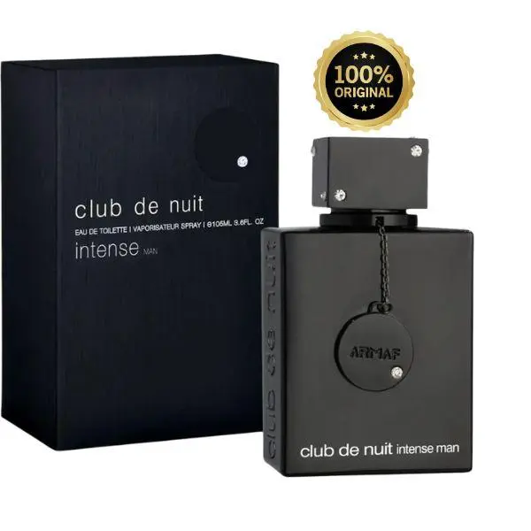 Armaf Club de Nuit Intense Man Eau de Toilette Spray - 3.6 oz Men's Woody, Citrus & Spicy Notes Long-Lasting Fragrance