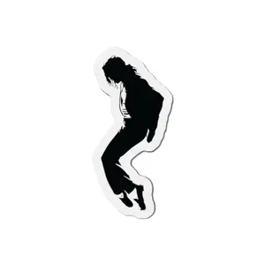 Michael Jackson Silhouette Die-Cut Magnet | Dancing Pop Icon