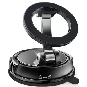 Magsafe Car Phone Holder, 78+lbs Strongest Suction, 2400gf Magnetic, 360 Degree Adjustable, Compatible with iPhone 16/15/14/13/12 Series, Car Phone Mount