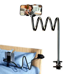 TikTok’s Viral Must-Have: 360° Lazy Phone Holder | Ultimate Gooseneck Stand for iPhone & Android – Bed, Desk, Anywhere!