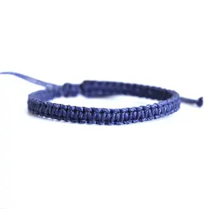 Blue Braided Anklet Bracelet Adjustable Trendy Jewelry Boho Waterproof Awareness Many Colors to Choose