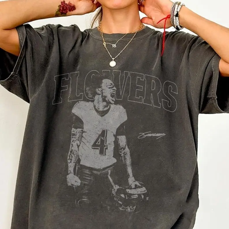 Zay Flowers Football Vintage Shirt, Baltimore Football Game Day Shirt