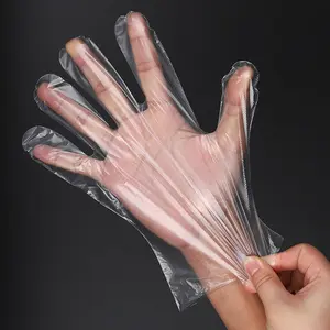 400 Count Disposable Poly Plastic Gloves for Make Sourdough Bread, Food Prep Clear Gloves: BPA-Free, Latex-Free, Powder-Free, for Household Clean Food Handling Cooking Glove, One Size Multipurpose