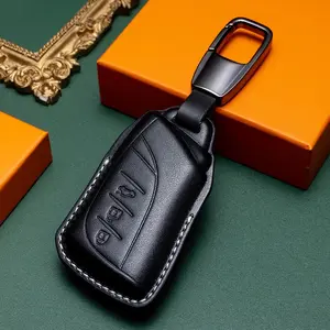Leather Car Key Case, Car Key Protector, Simple Fashion Design, Durable Protection Cover for Lexus Es200 Es300h Rx300 Rx350h Nx260 Keys