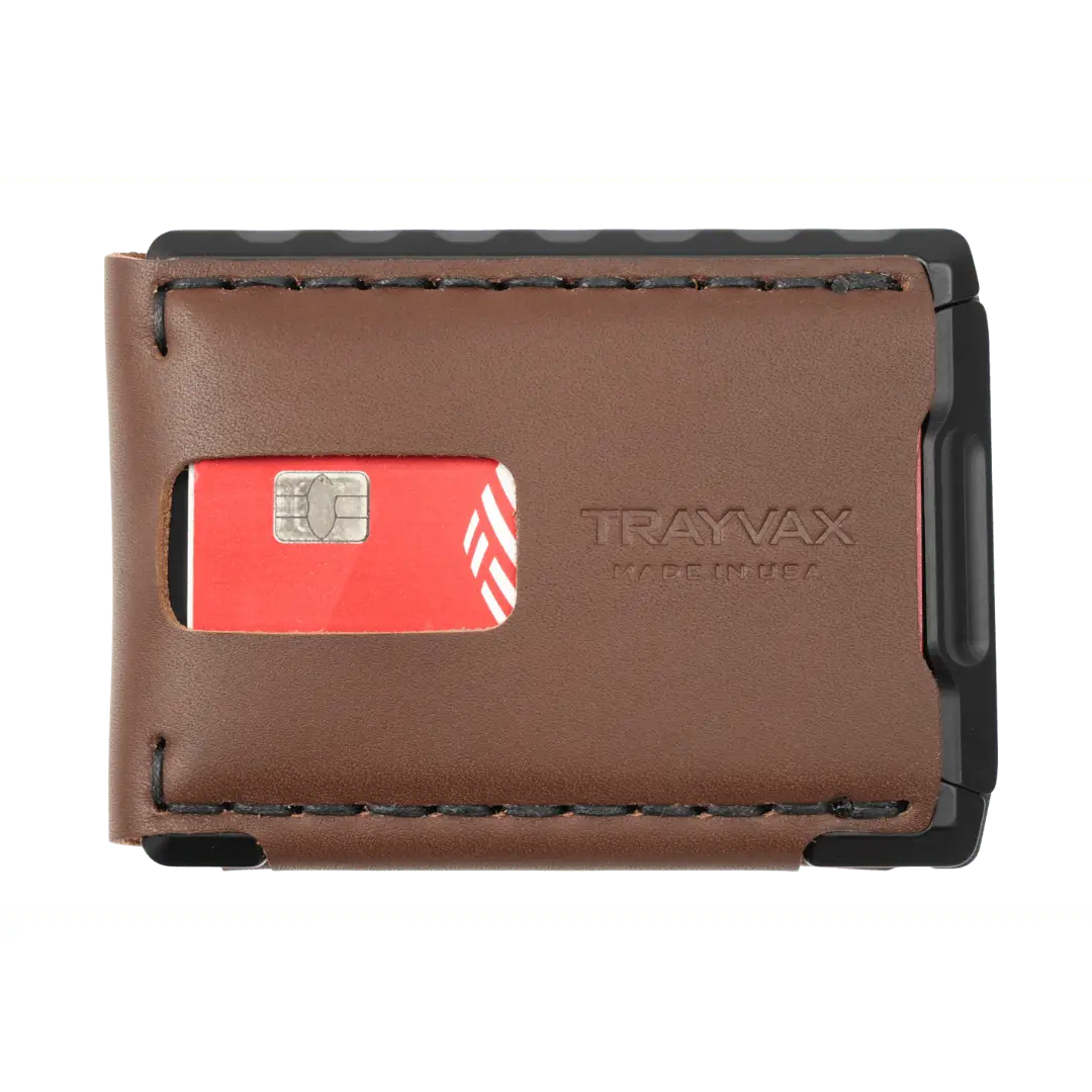 Venture Billfold - Black Ano / Frontier Brown