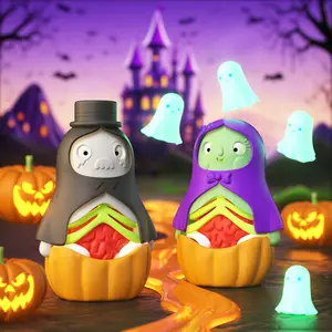 Nesting Doll Toys 2 PCS - Godfather & Witch Figures Anatomy Learning Toys Fun Stress-Relief Toy Decorative Collectible