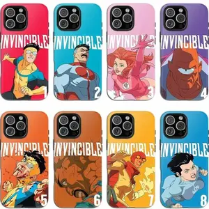 Inv!ncible iPhone Cases, Tough Phone Case, Ultimate Protection For iphone 16, 15, 14, 13, 12, 11, Pro Max Plus, MultiColor V