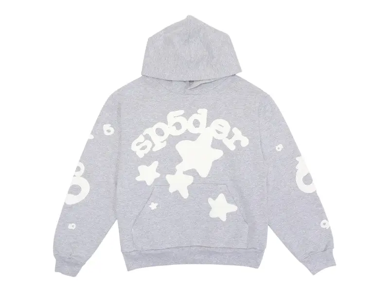 Sp5der Men's Beluga Hoodie Heather Grey, from StockX Sp5der Men's Beluga Hoodie Heather Grey, from StockX