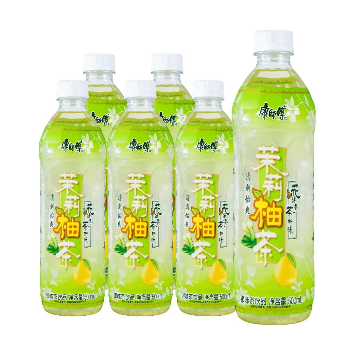 6 Pack MASTER KONG Jasmine Fruit Tea 16.9 fl oz - Chinese Tea Drink
