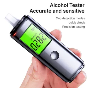 ZBK 2-in-1 Dual-mode Breathalyzer, USB Rechargeable Alcohol Tester, Portable Breath Analyzers Accurate Rapid Breath Checker for Personal Use, Suitable for Drivers, Gatherings and Workplace
