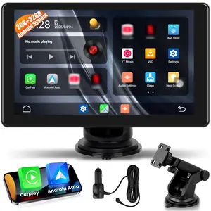 [2+32GB] Android Portable Wireless Carplay and Android Car Carplay Display, 9 Inch IPS Touchscreen CarPlay Car Radio with WiFi, Multimedia Player, Bluetooth, FM Transmitter, AUX/TF Connection