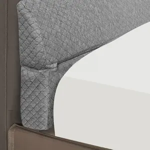 Foldable King Size Pillow Wedge for Headboard Gap, 4 Modes Bed Gap Filler Fill 0-7" Gap Between Headboard and Mattress