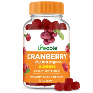 Lifeable Adults Cranberry Gummies for Women, 25000mg, 60 count