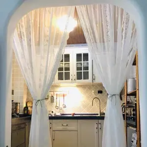 French Modern Luxury Sheer Curtains, Net Curtains Window, High-Quality Light Blocking & Sun Protection, Perfect for Living Room Bedroom Decor