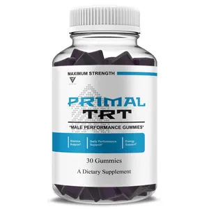 1 Pack Primal TRT Gummies, Performance Supplement Daily Wellness Formula (30 Gummies) Vitamin