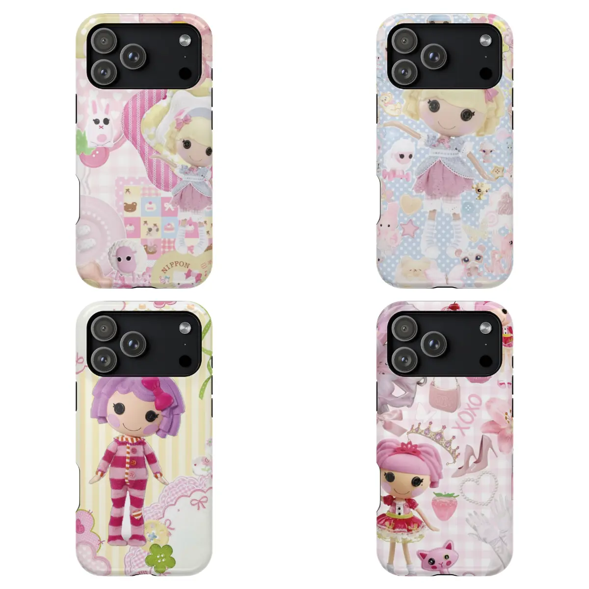 Lalaloopsy Cutecore Phone Case, Pastel Striped, Gingham, Patchwork Pattern  Shockproof Phone Cover Compatible With iPhone 17 16 15 14 13 12 11 Pro Max  X XS, Galaxy S25 S24 S23 S22 Ultra, Durable, Shockproof - TikTok Shop