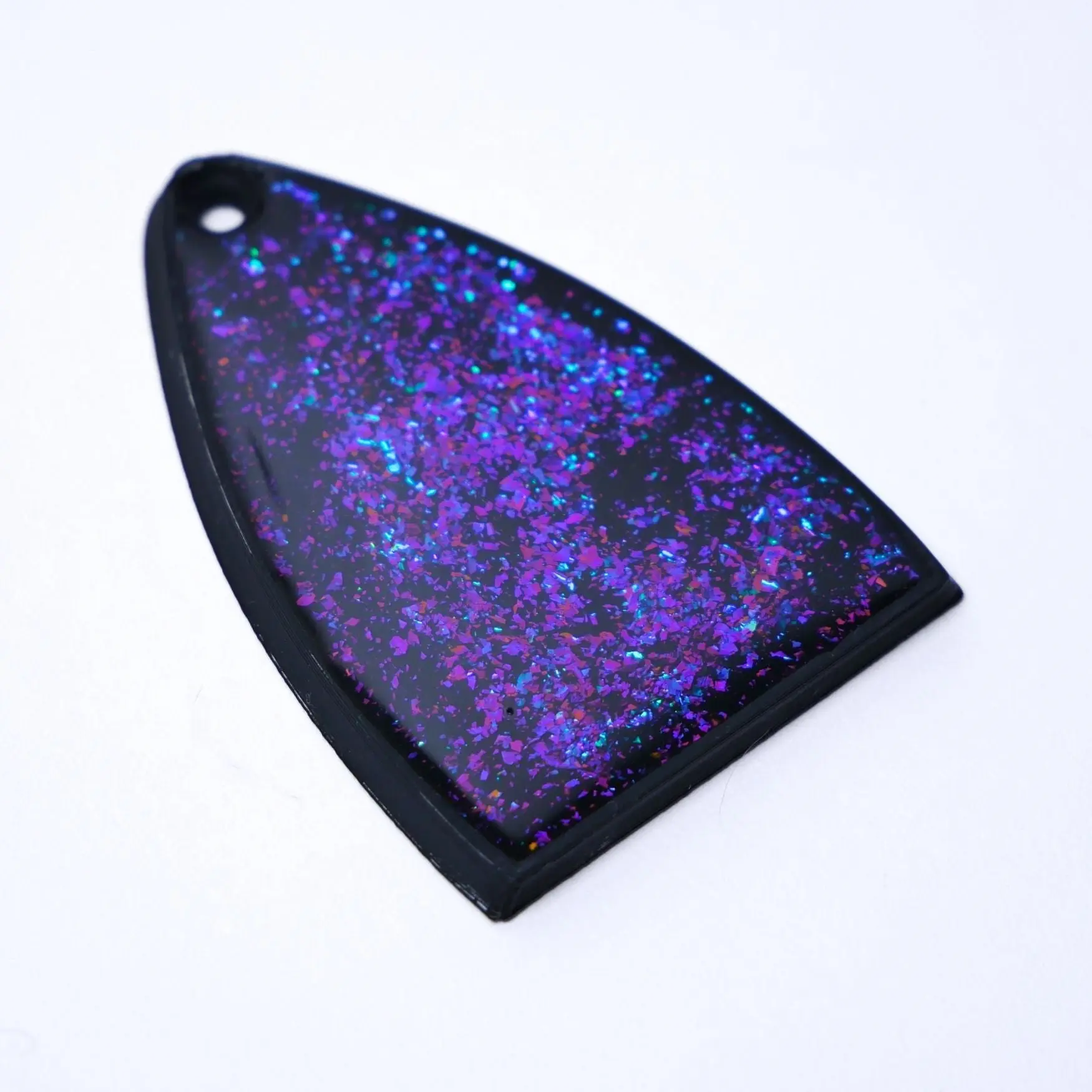 Custom PRS SE Truss Rod Cover – Aurora Flake