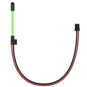 Simulation Glowing Flagpole LED Light for 1/18 1/24 1/30 1/32 RC Crawler Car Upgrade Parts Decoration Accessories