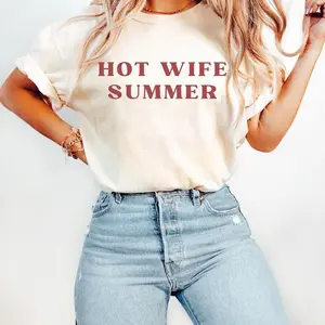 Hot Wife Summer T Shirt - Funny Newlywed Shirt, Bachelorette Party Tee, Honeymoon Top, Bride Era.