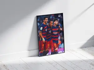 Messi, Neymar, Suarez "MSN" Poster