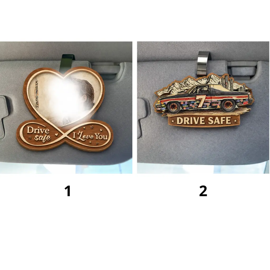 I'm The Problem Wooden Car Visor Clip 1 Layer Decor, Gift For BFF