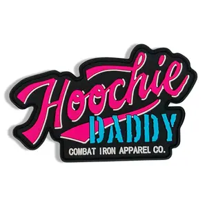 COMBAT IRON APPAREL™ Hoochie Daddy Retro Script PVC Patch