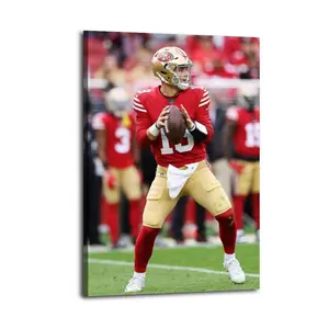 Brock Purdy Canvas Aesthetic For The Bedroom Wall Sitting Room Dormitory Wall Office Wall Poster Decorative Painting Canvas Wall