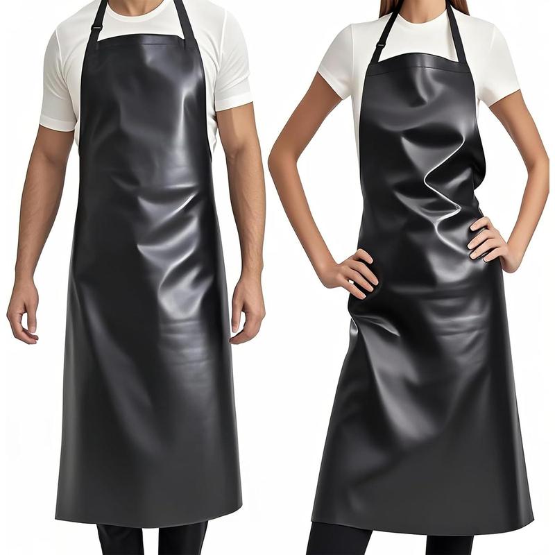 1 Pack Waterproof Apron Rubber Vinyl Heavy Duty Aprons For Adults 1-pack-waterproof-apron-rubber-vinyl-heavy-duty-aprons-for-adults